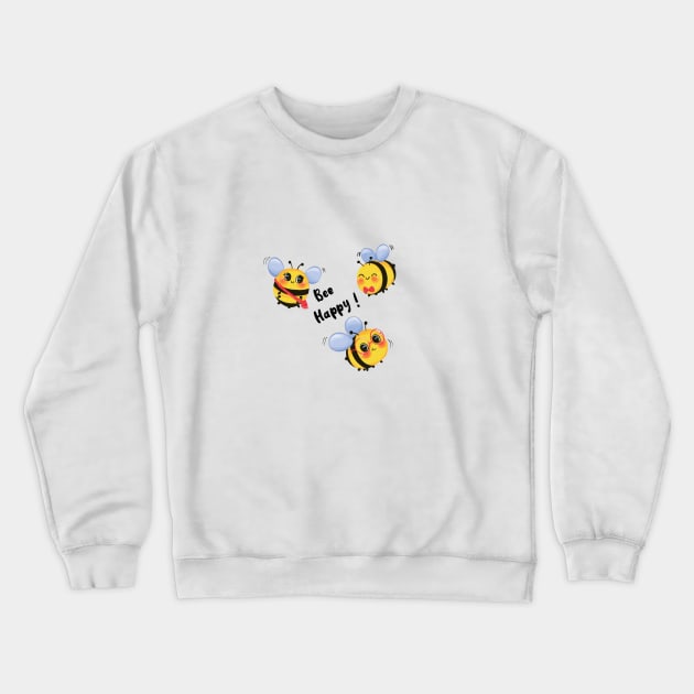 Bees Crewneck Sweatshirt by Mannu Ilustra